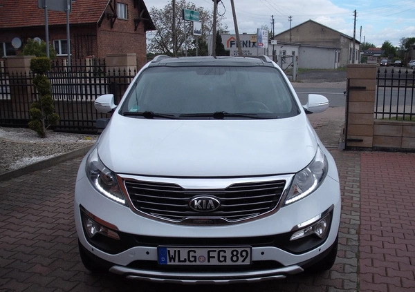 Kia Sportage cena 47990 przebieg: 164000, rok produkcji 2013 z Supraśl małe 137